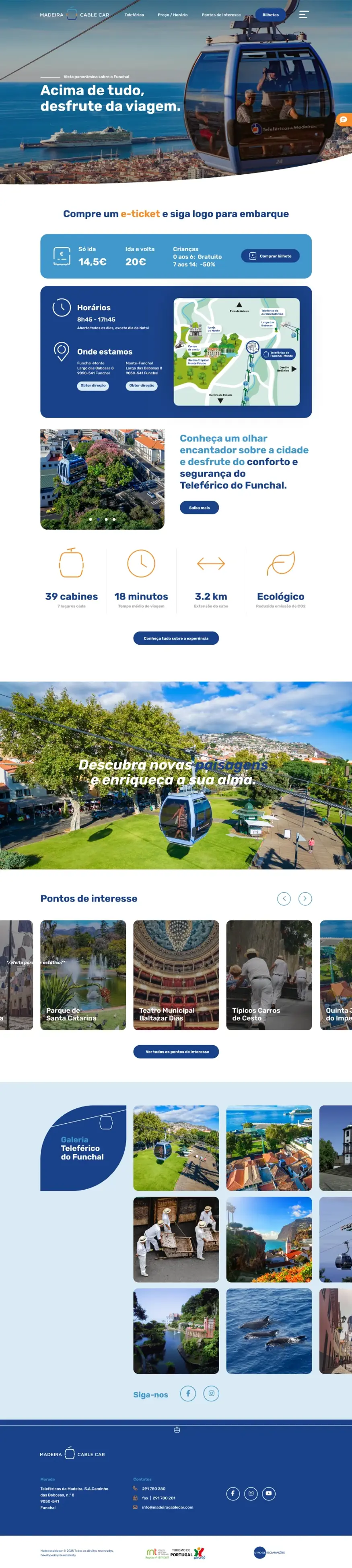 Madeira Cable Car Branding Web Mobile 3